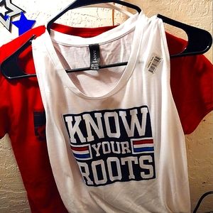 Custom printed tang top